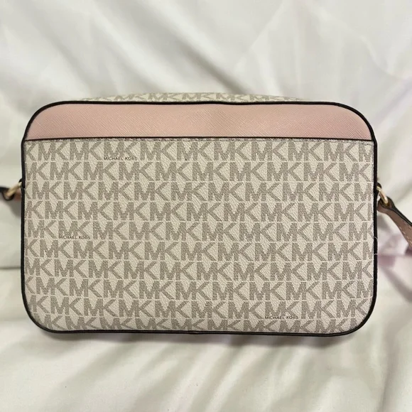 Michael Kors Blush Pink and Cream Crossbody Bag - Picture 3 of 6